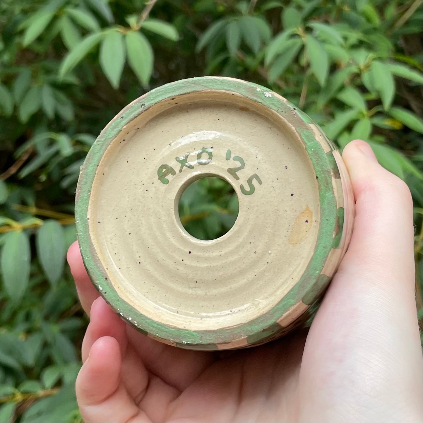 green home butterfly snailgirl kawaii ceramic stoneware flower pot!