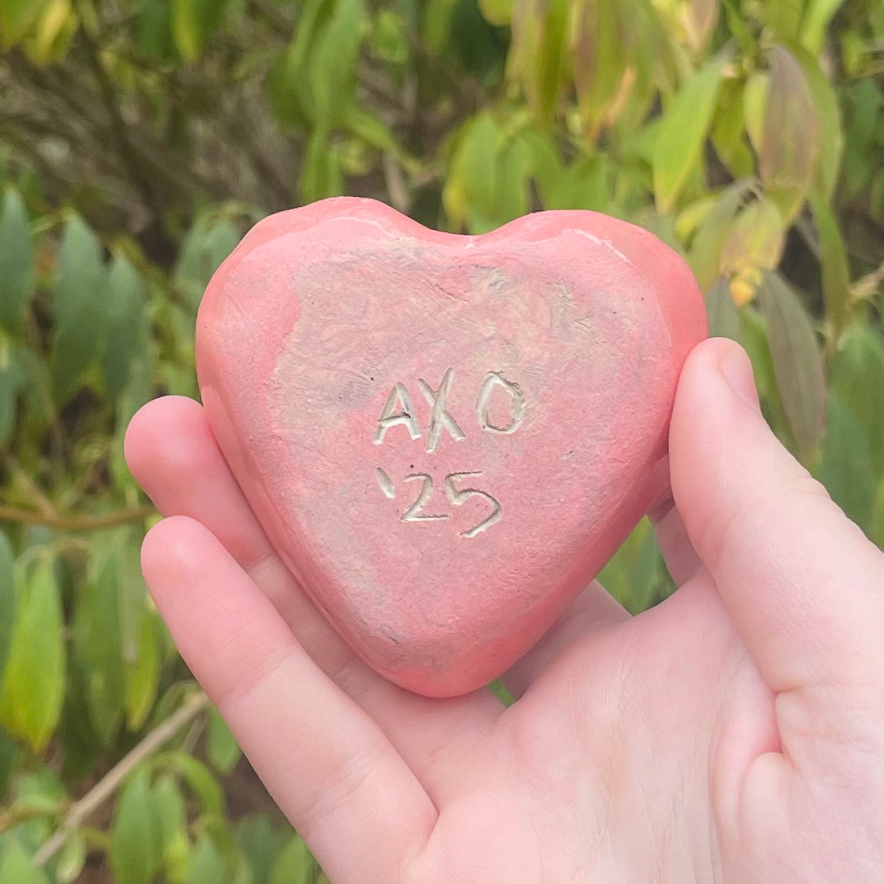 pink lovebunny handmade mini ceramic stoneware trinket dish!