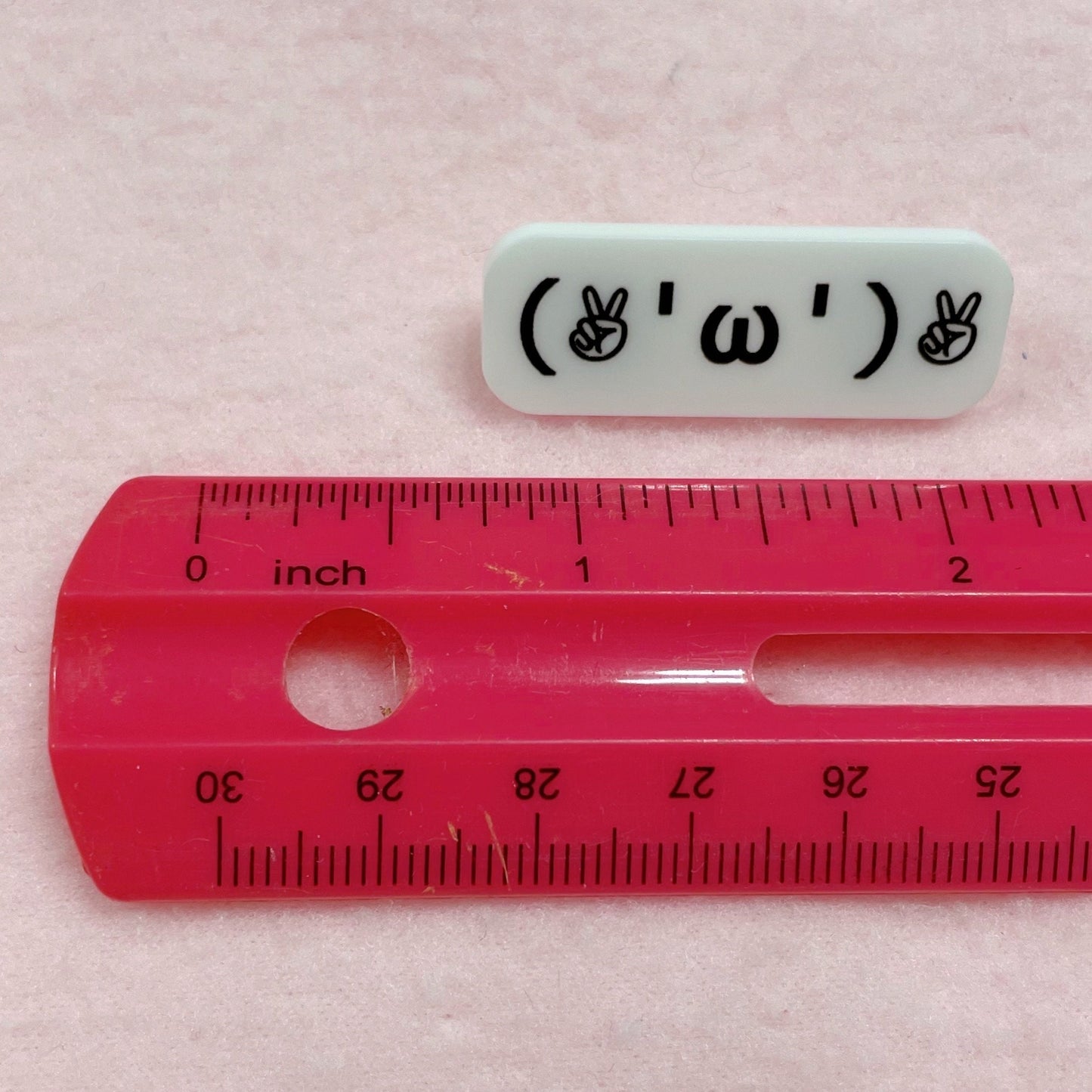 kaomoji japanese emoticon kawaii decora cute acrylic pins! (1.5")
