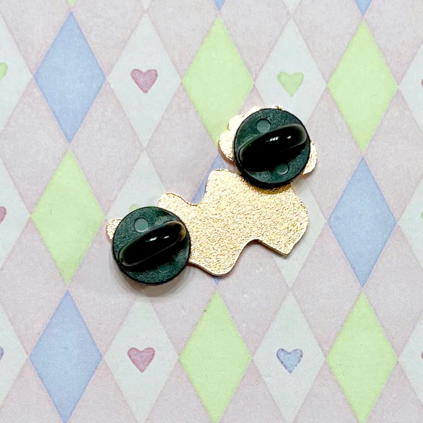 cowboy rainbow worm enamel pin! (1.5")