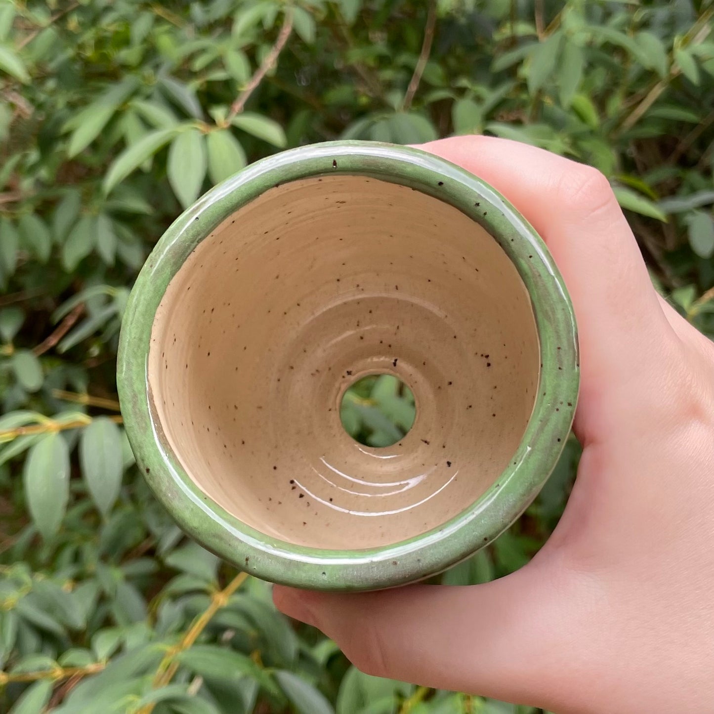 green home butterfly snailgirl kawaii ceramic stoneware flower pot!
