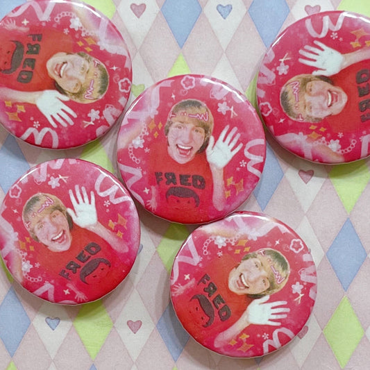 fred youtube kawaii purikura decora button! (1.5")