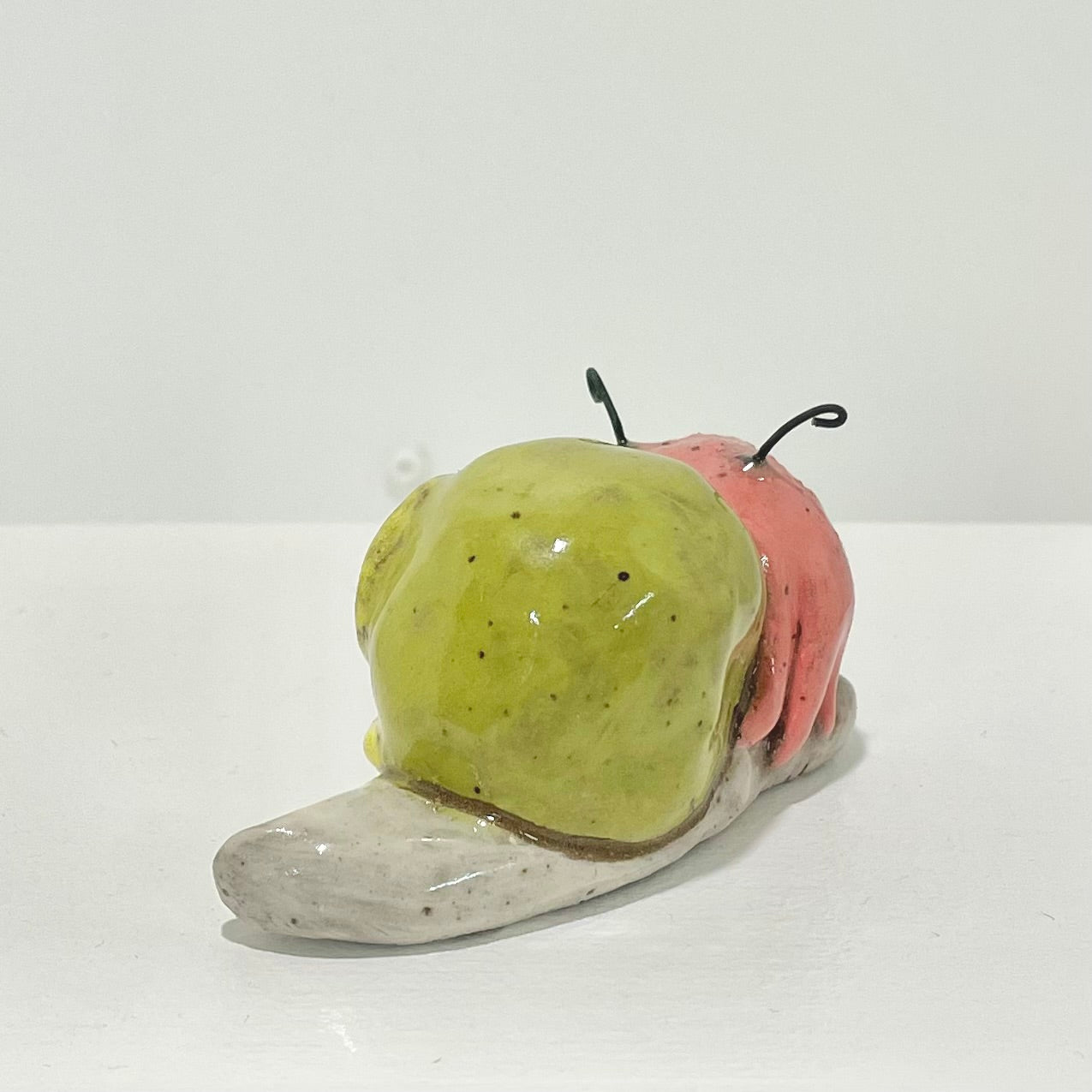 snailgirl handmade ceramic stoneware figure!
