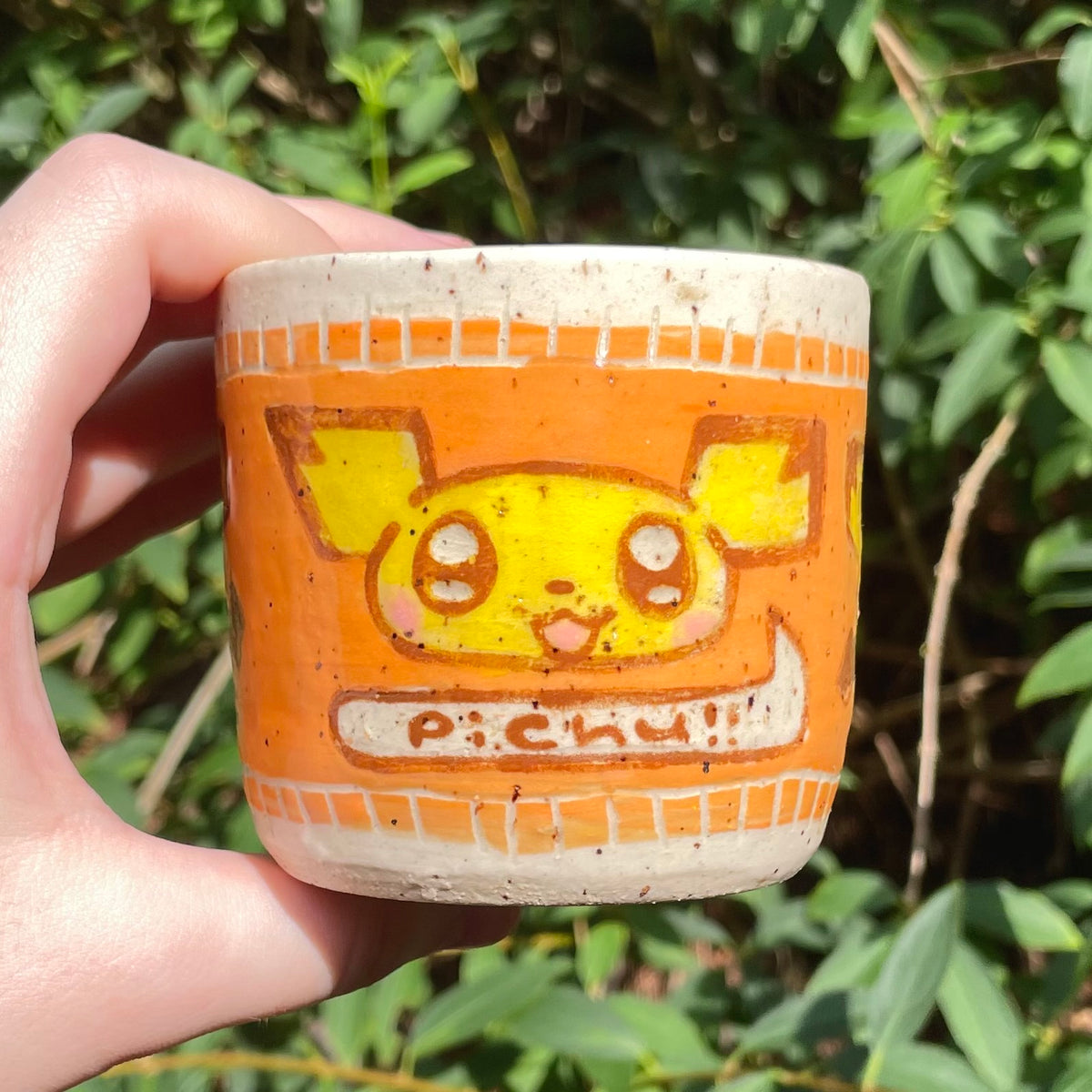 electric baby mouse handmade ceramic stoneware mug!