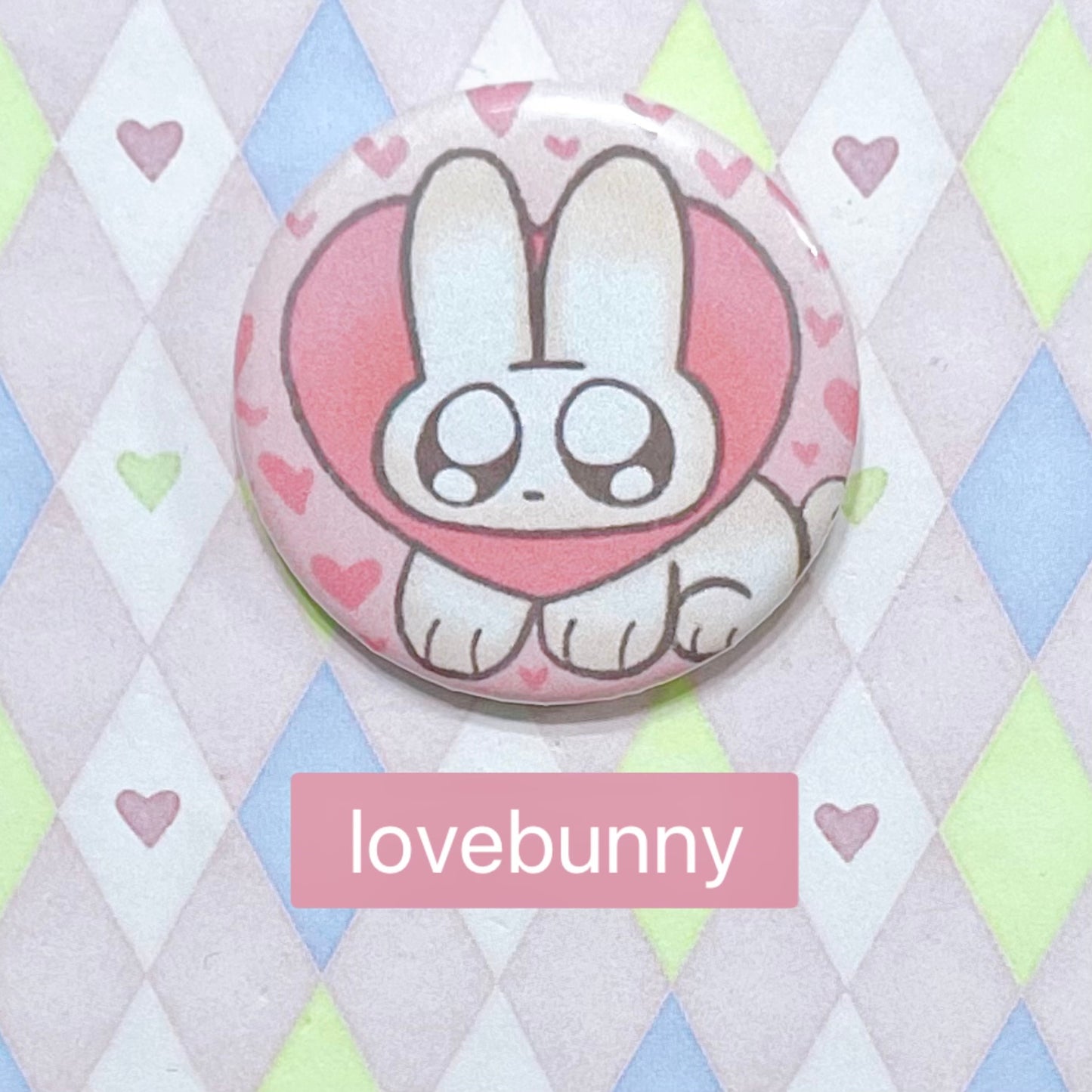 cloverdog lovebunny starcat kawaii cute pinback buttons! (1.5")