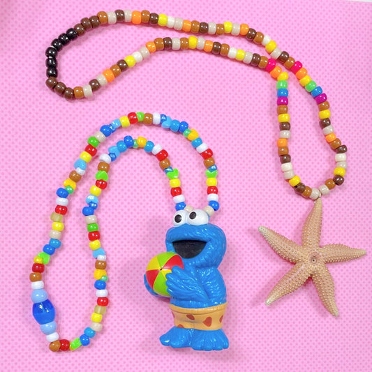 2 piece handmade kandi necklace set!
