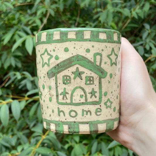 green home butterfly snailgirl kawaii ceramic stoneware flower pot!