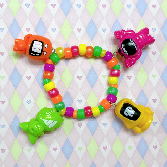 vintage y2k rainbow toys kandi bracelet!