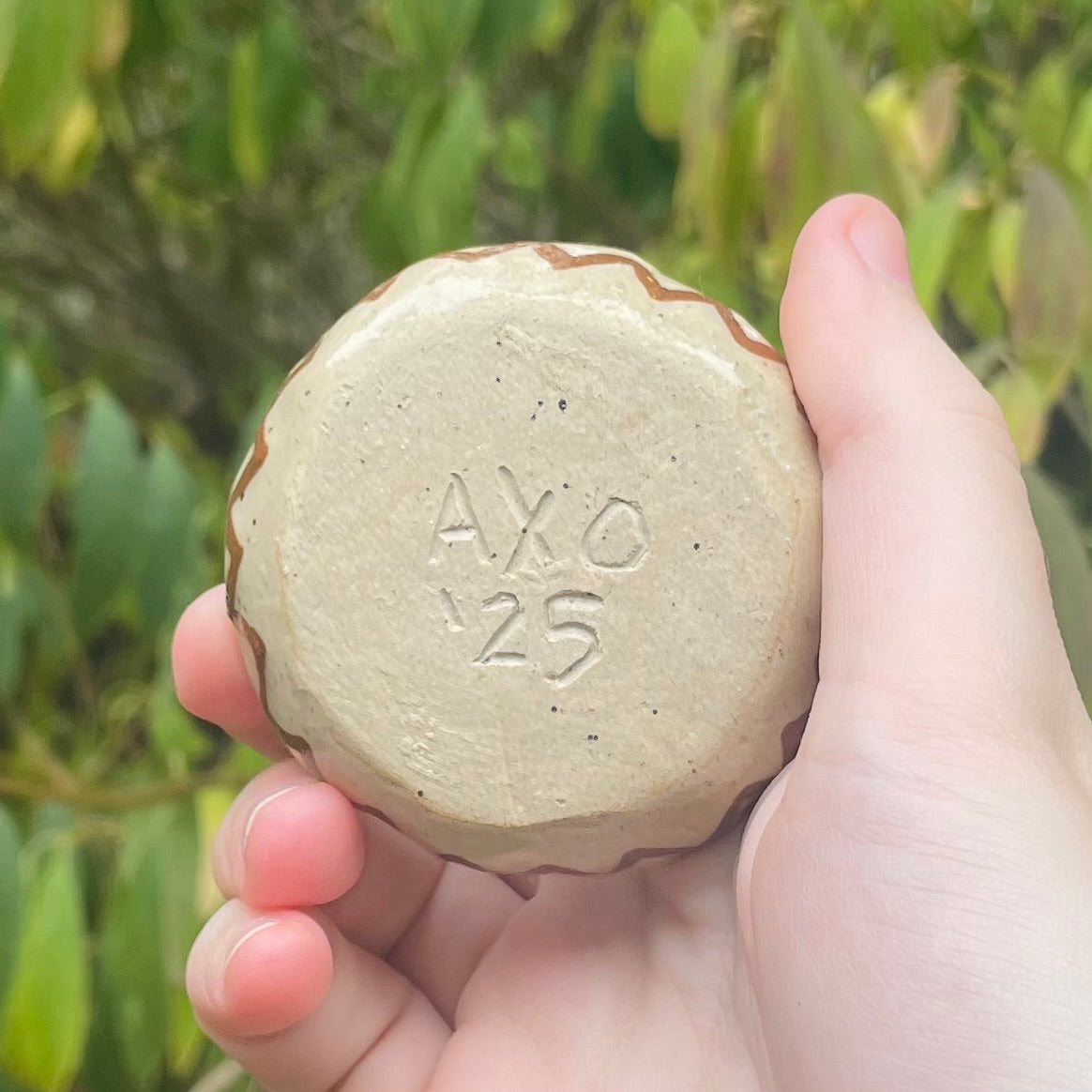 yellow bumblebee handmade small ceramic stoneware trinket dish!