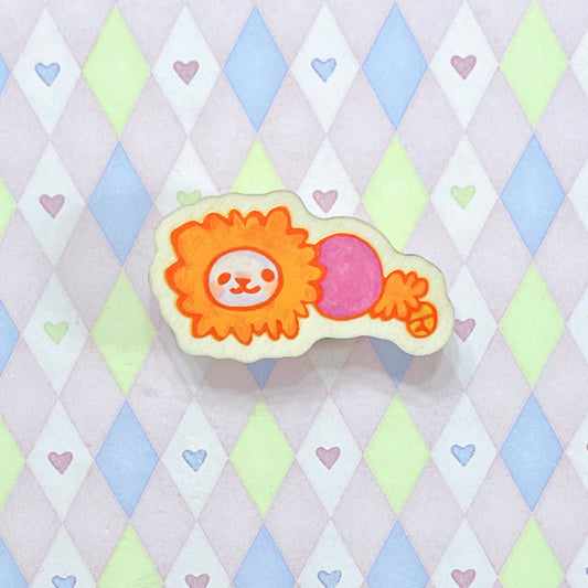 catbug wooden pin! (1.5")