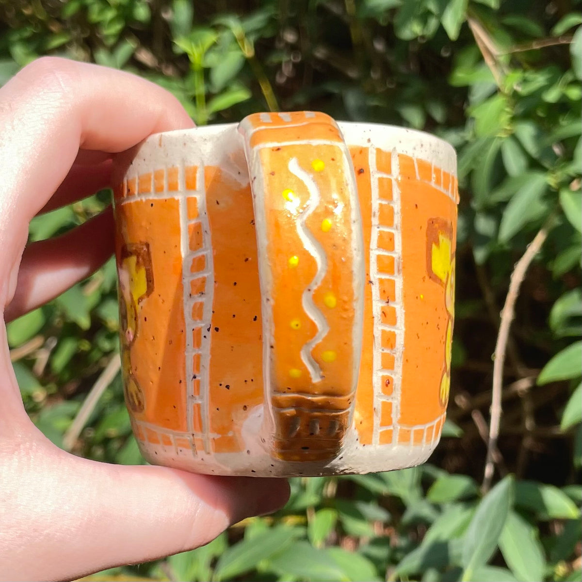 electric baby mouse handmade ceramic stoneware mug!